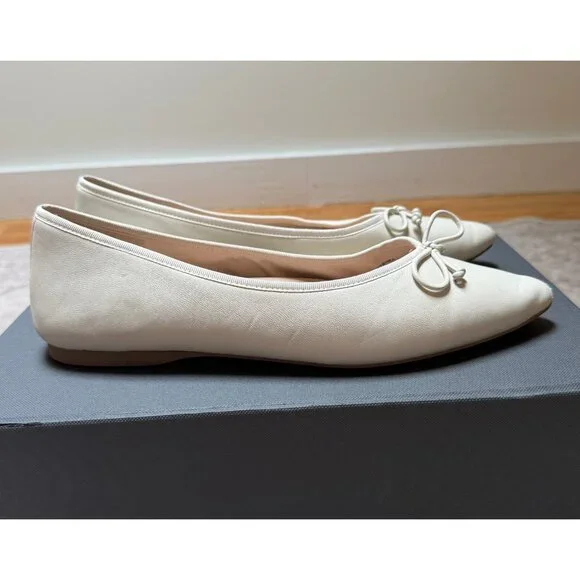 Birdies "The Goldfinch" Flats – Ecru, Pointed Toe - Picture 4 of 8